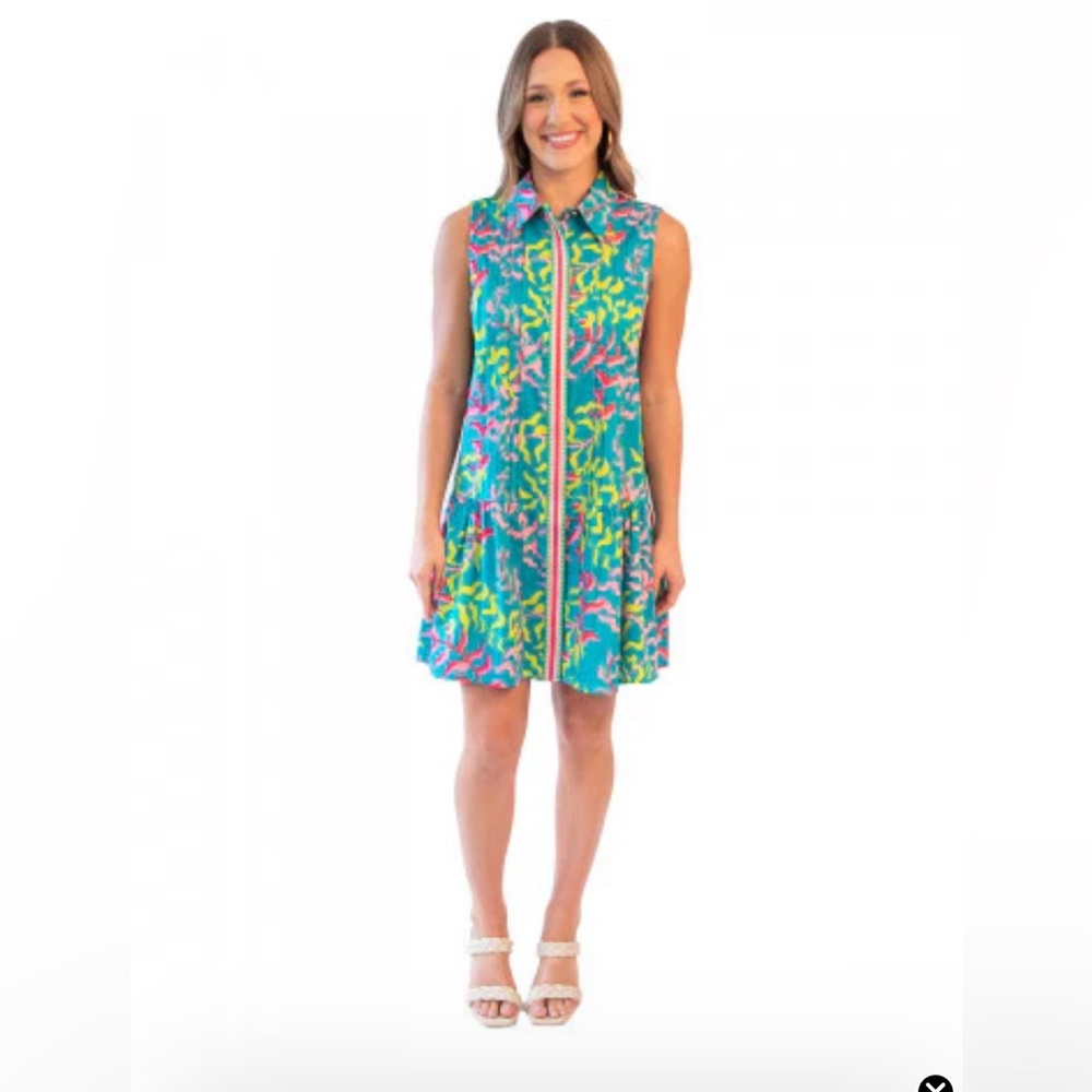 Emily McCarthy Daisy dress in Floret print, Size M